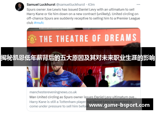 揭秘凯恩低年薪背后的五大原因及其对未来职业生涯的影响